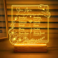 Christian Personalized Gift – LED Night Light with Jesus and Cross Design